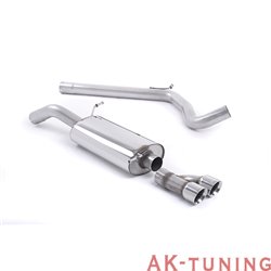 Audi A1 1.4 TFSI 150hk Cat-back - Non-resonated (mindre dämpad) med Polished ändrör. 2,76" | SSXVW155