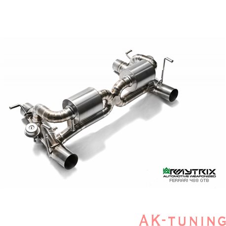 Ferrari 488 GTB/Spider 3.9 V8 Twin Turbo (2015-) - X-pipe + Valvetronic dämpare (höger+vänster) + Trådlös fjärrkontrollkit | ...
