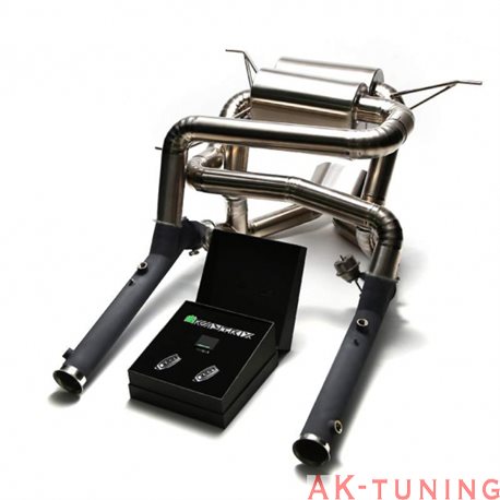 Lamborghini Murciélago LP670-4 SV 6.5 V12 (2009-2010) - Link pipe + dämpare + Tail section + Trådlös fjärrkontrollkit | LBM67-C