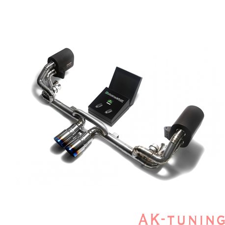 Porsche 911 GT3 991.1 GT3 / GT3 RS (2013-) - Valvetronic dämpare (höger+vänster) + Connect Pipe + Trådlös fjärrkontrollkit | ...