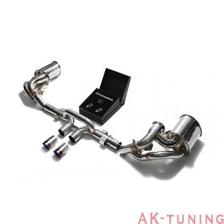 Porsche 911 GT3 991.1 GT3 / GT3 RS (2013-) - Valvetronic dämpare (höger+vänster) + Connect Pipe + Trådlös fjärrkontrollkit | ...