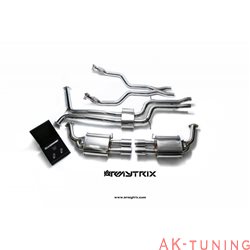 Audi A6 C7 3.0 TFSI Sedan/Avant (2011-) - Front Y-rör + Link-pipe + Mittenrör med resonator (dämpad) + Valvetronic ljuddämpar...