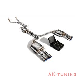 Audi A4 B8 3.0 TFSI Sedan/Avant (2009-2015) - Front Y-rör + Mittenrör med resonator (dämpad) + Valvetronic ljuddämpare (höger...