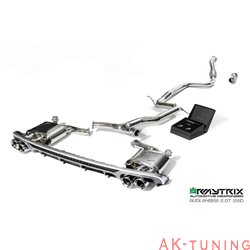 Audi A4 B9 2.0 TFSI Sedan/Avant (2016-) - Frontrör + Mittenrör + Y-rör + Valvetronic ljuddämpare + Trådlös fjärrkontrollsats ...