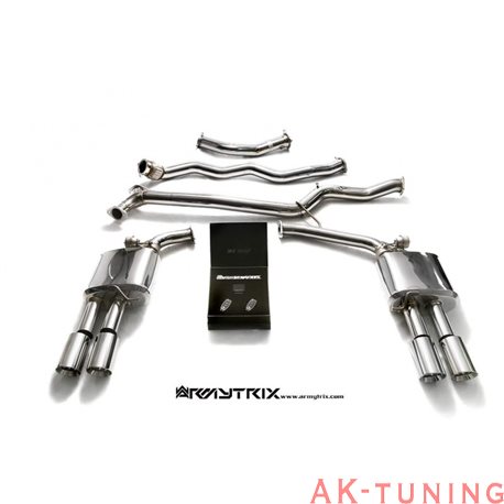 Audi A4 B8 2.0 TFSI Sedan/Avant (2008-2015) - Frontrör + Mittenrör Y-rör + Valvetronic ljuddämpare (Höger+Vänster) + Trådlös ...