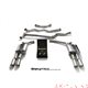 Audi A4 B8 1.8 TFSI Sedan/Avant (2008-2015) - Frontrör + Mittenrör Y-rör + Valvetronic ljuddämpare (Höger+Vänster) + Trådlös ...