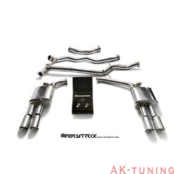 Audi A4 B8 1.8 TFSI Sedan/Avant (2008-2015) - Frontrör + Mittenrör Y-rör + Valvetronic ljuddämpare (Höger+Vänster) + Trådlös ...