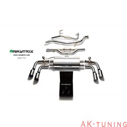 Audi TT 8J MKII 2.0 TFSI Coupé/Cabriolet (2006-2014) 4WD - Mittenrör + Valvetronic dämpare + Trådlös fjärrkontrollsats | AU8JS