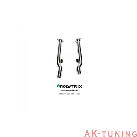 Ferrari 599 GTB 6.0 V12 (2006-2012) - Ceramic Coated High-flow Performance Decatted Pipe with Cat-simulator | F599B-DDC