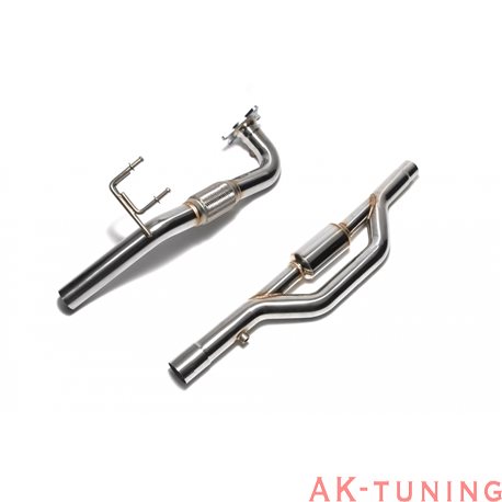 Audi TTS 8J MKII 2.0 TFSI Coupé/Cabriolet (2008-2014) - Ceramic Coated High-flow performance decatted downpipe + Secondary do...