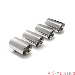 BMW 4 Series F32/F33 440i (B58B30) (2016-) - Dubbla chromade ändrör (2x89mm) | DS11C