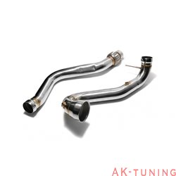 Mercedes A-Class W176 A45 AMG (2013-) - Hög-flödes downpipe (utan katalysator) med simulator + link pipe | MBA45-DD
