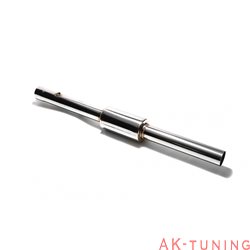 Volkswagen Scirocco R 2.0 Turbo (2008-) - High-flow performance decatted downpipe + Secondary downpipe with cat simulator (76...