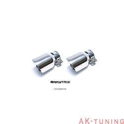 Volkswagen Scirocco R 2.0 Turbo (2008-) - Dubbla chrome ändrör (2x101mm) | DS22C