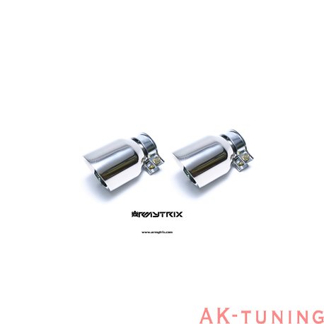 Volkswagen Scirocco R 2.0 Turbo (2008-) - Dubbla chrome ändrör (2x101mm) | DS22C