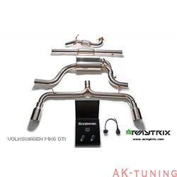 Volkswagen Scirocco R 2.0 Turbo (2008-) - Valvetronic dämpare (76mm) + link Y rör + Trådlös fjärrkontrollkit | VWG6T