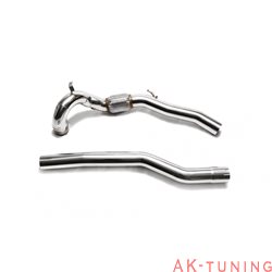 Volkswagen Golf 7 R 2.0 Turbo (2013-2016) - High-flow performance decatted downpipe + Secondary downpipe with cat simulator |...