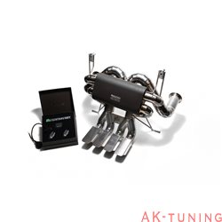Lamborghini Aventador Lp700-4/LP720-4/LP750-4 SV 6.5 V12 (2011-) - Black Coated Valvetronic dämpare w/ Titanium Quad ändrör +...