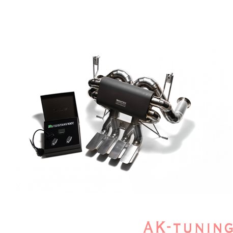 Lamborghini Aventador Lp700-4/LP720-4/LP750-4 SV 6.5 V12 (2011-) - Black Coated Valvetronic dämpare w/ Titanium Quad ändrör +...