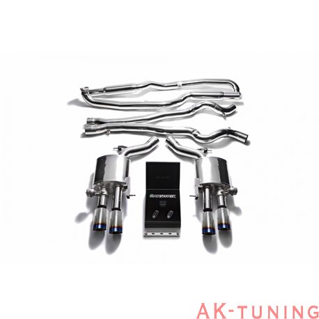 BMW M Series F10 M5 (S63) (2011-2016) - Frontrör (höger+vänster) + Mid Y rör + Valvetronic dämpare (höger+vänster) + Trådlös ...