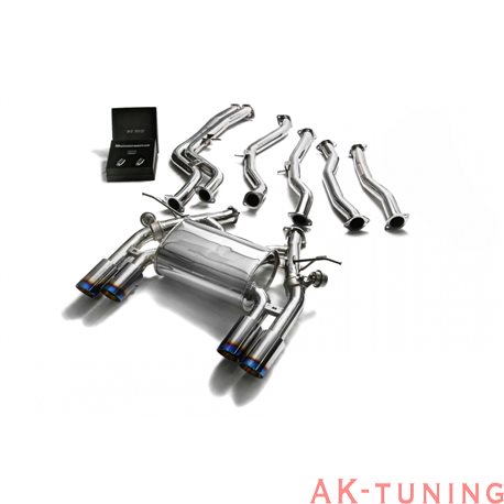 BMW M Series F82/F83 M4 (S55) (2014-) - De-drone Frontrör + Mittenrör sec. 1 (höger+vänster) + Mittenrör sec. 2 (höger+vänste...