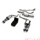 Audi S5 B8 3.0 TFSI Cabriolet (2009-2015) - Front Y-rör + Mittenrör med resonator (dämpad) + Valvetronic ljuddämpare (höger+v...