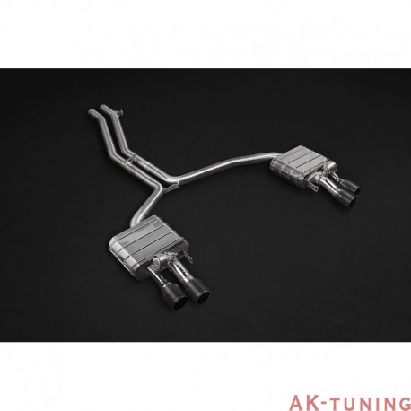 Audi S8 4.0TFSi - Capristo Cat-Back med aktiva avgasventiler | ca-aus8d4