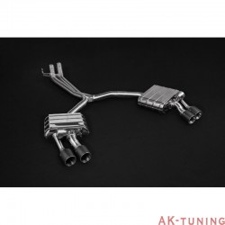 Audi S5 3.0TFSi B9 - Capristo Cat-Back Kolfiber utblås med aktiva avgasventiler | ca-aus5b9_carbon