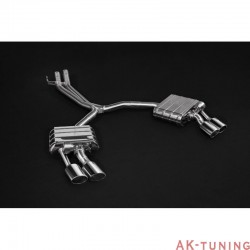 Audi S5 3.0TFSi B9 - Capristo Cat-Back chromade utblås med aktiva avgasventiler | ca-aus5b9