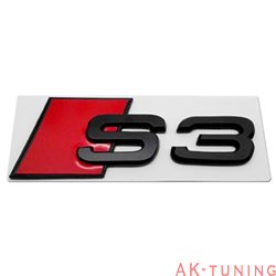 Audi S3 blanksvart emblem bak | AK-s3-embl-bak-blank