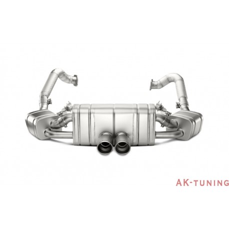 Porsche Boxster (981) 2013-2015 - Akrapovic Slip-on Line, Titan med Titanslutrör | akra-PO/boxster/981/slip-titan