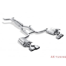 Mercedes C63 AMG 2008-2014 (W204) - Akrapovic Evolution Line, Titan med titan ändrör | akra-ME/C63/w204/evtitan
