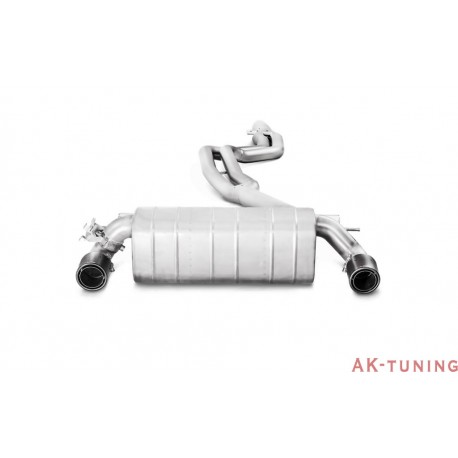 BMW 140i (F20/F21) 2016 - Akrapovic Evolution System, Rostfritt med link pipe, Kolfiberslutrör | akra-140i/f2x/ev-kolf