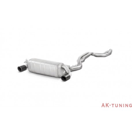 BMW 240i (F22/F23/F87) 2017 - Akrapovic Evolution System, Rostfritt med link pipe, Kolfiberslutrör | akra-240i/f2x/ev-kolf
