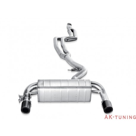 BMW 435i (F32/F33/F36/F82/F83) 2014-2015 - Akrapovic Evolution System, Rostfritt med link pipe, Kolfiberslutrör | akra-435i/f...