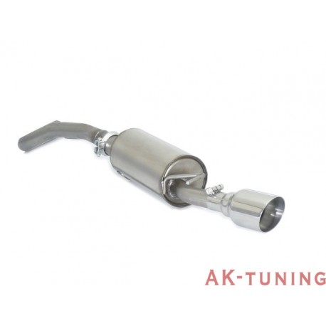 Audi A1 (8X) - 1.6TDi DPF (90hk/105hk) 09/2010 - - Rostfritt bakre ljuddämpare med runda sport line ändrör 102 mm | R-50.0421.61