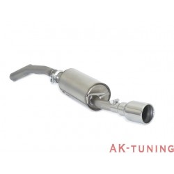Audi A1 (8X) - 1.6TDi DPF (90hk/105hk) 09/2010 - - Rostfritt bakre ljuddämpare med runda ändrör 102 mm | R-50.0421.06