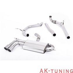 Audi A3 2.0 TDI 140hk 2WD 3-dörrars non-DPF Turbo-back - Titanium ändrör 2,75" | SSXAU567