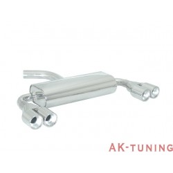 Audi A3 (8P) - 1.9TDi DPF (105hk) - 2.0TDi DPF (140hk) 06/2005 - - Rostfritt bakre ljuddämpare vänster/höger med runda ändrör...