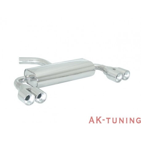 Audi A3 (8P) - 1.9TDi DPF (105hk) - 2.0TDi DPF (140hk) 06/2005 - - Rostfritt bakre ljuddämpare vänster/höger med runda ändrör...