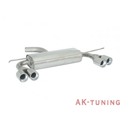 Audi A3 (8P) - Sportback 1.9TDi DPF (105hk) - 2.0TDi DPF (140hk) 06/2005 - - Rostfritt bakre ljuddämpare vänster/höger med ru...