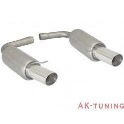 Audi A4 (8E) - 2.0TFSI Quattro (200hk) Restyling 11/2004 - 11/2007 - Rostfritt bakre ljuddämpare vänster/höger med runda spor...