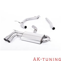 Audi A3 2.0 TDI 170hk 2WD 3-dörrars DPF DPF-back - Titanium ändrör 2,75" | SSXAU570