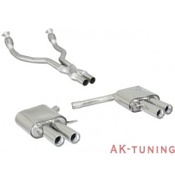 Audi S5 (B8) - Coupè S5 4.2 V8 FSI Quattro (350hk) 06/2007 - 2011 - Bakre ljuddämpare vänster/höger med runda ändrör 2x80 mm ...
