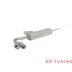 Audi TT (8J) - Roadster 2.0TFSI (211hk) 2010 - 2014 - Rostfritt bakre ljuddämpare med runda sport line ändrör 2x80 mm | R-50....