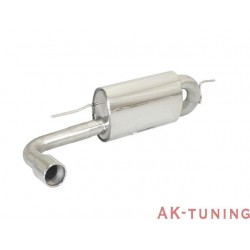 BMW - F21 118i (170hk - N13) 2011 - 2015 - Rostfritt bakre ljuddämpare med runda ändrör 90 mm - stötfångare Construction M | ...
