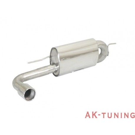 BMW - F21 118i (170hk - N13) 2011 - 2015 - Rostfritt bakre ljuddämpare med runda ändrör 90 mm - stötfångare Construction M | ...