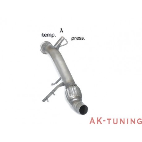BMW - E87(5porte-5doors) 120d (160hk) 2004 - 2007 - Rostfritt katalysator ersättningsrör + partikelfilter ersättningsrör grou...