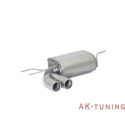 BMW - E87(5porte-5doors) 120i (N46 -150hk) 2004 - 2007 - Rostfritt bakre ljuddämpare med runda ändrör 2x70 mm &nbsp; | R-58.0719.25