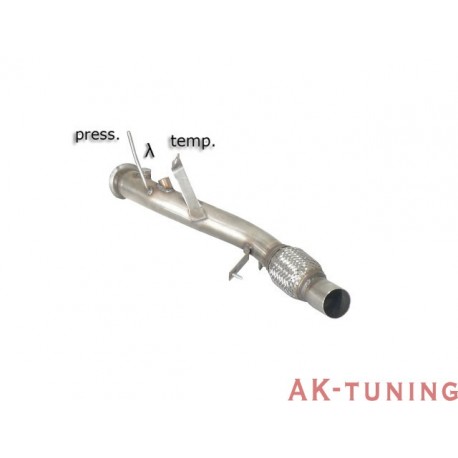 BMW - E90(Sedan) 316D (116hk) 2009 - 2012 - Rostfritt katalysator ersättningsrör + partikelfilter ersättningsrör group n - mo...